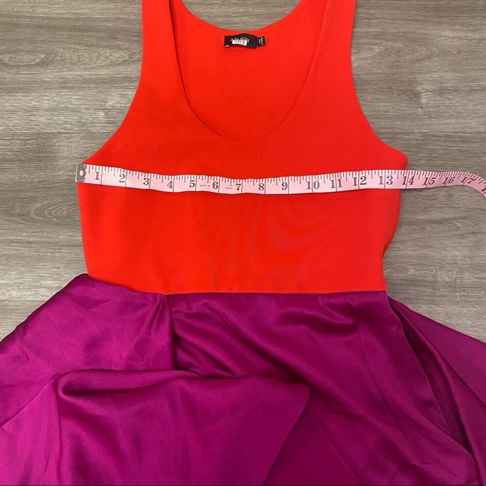 Atlein Color Block Wrap Dress Size 00 - Picture 10 of 11